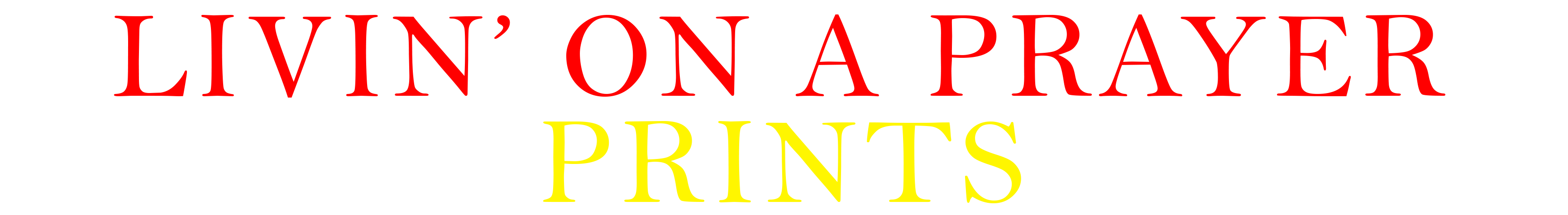 Livinonaprayerprints