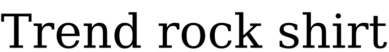Trendrockshirt