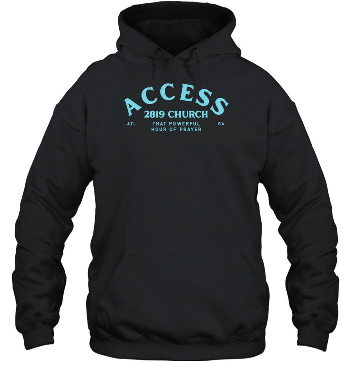 2819 Access Hoodie – Black Minimalist Streetwear Sweatshirt