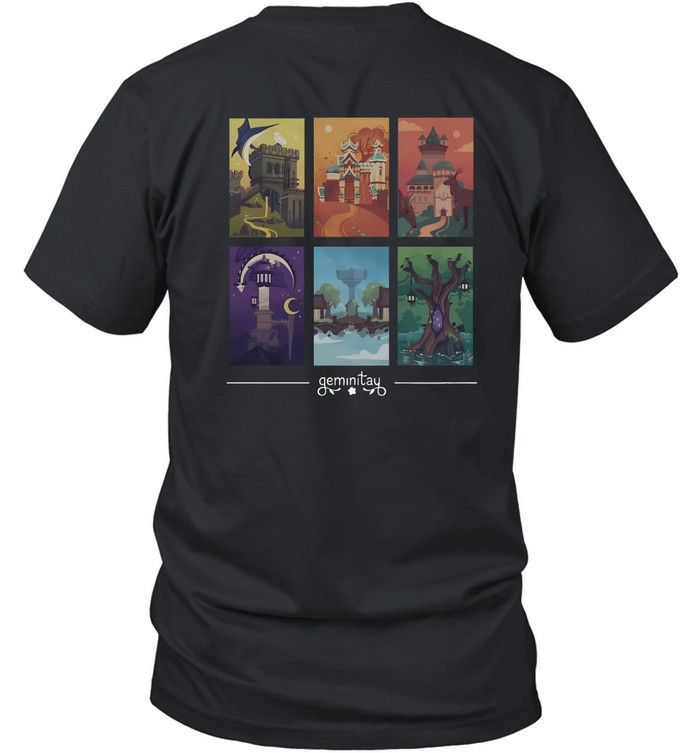 GeminiTay Rainbow Bases Tee – Minecraft-Inspired Shirt for Storytelling Fans – Trending Now