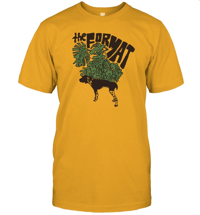 The Format Arrow Mustard T-Shirt – Indie Classic in Mustard Gold – Trending Now