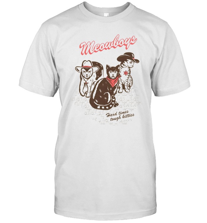 Meowboys Shirt – Funny Cowboy Cat Graphic Tee | Limited Edition
