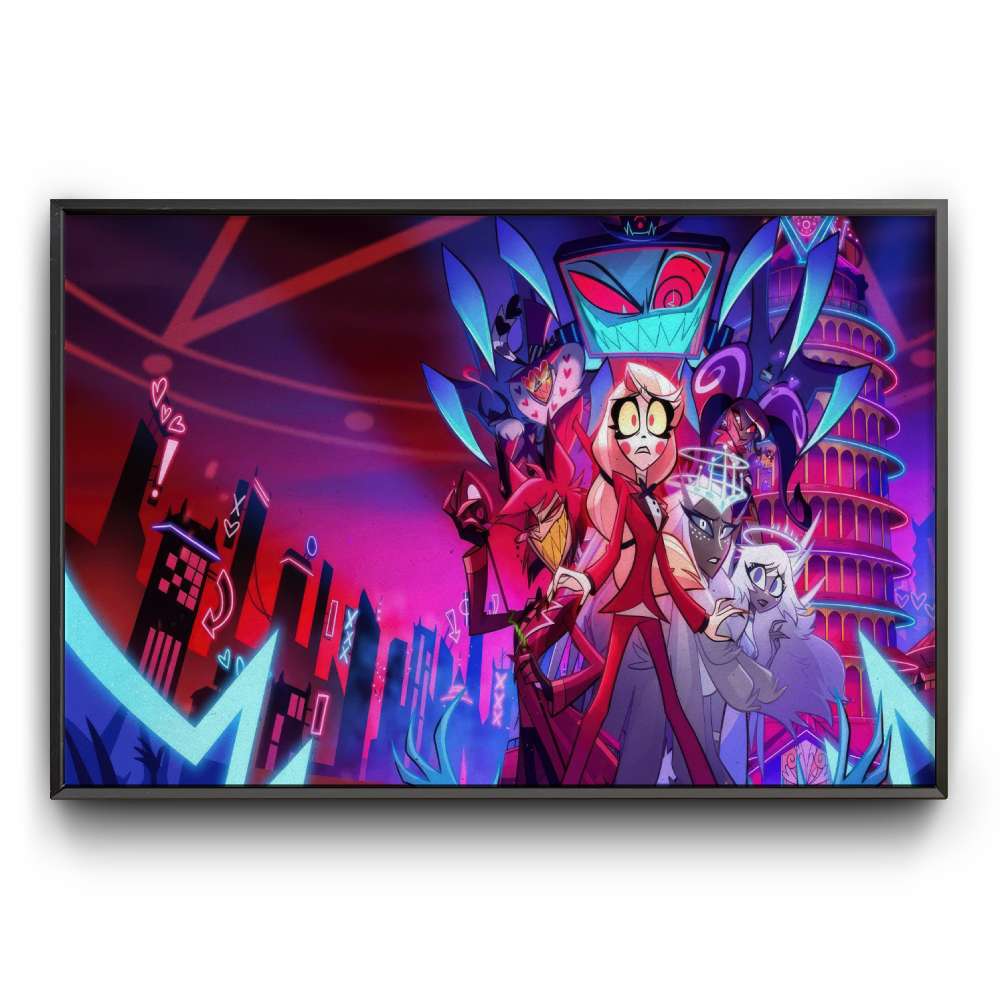 Hazbin Hotel Season 2 Poster – Dark Fantasy Wall Art Print