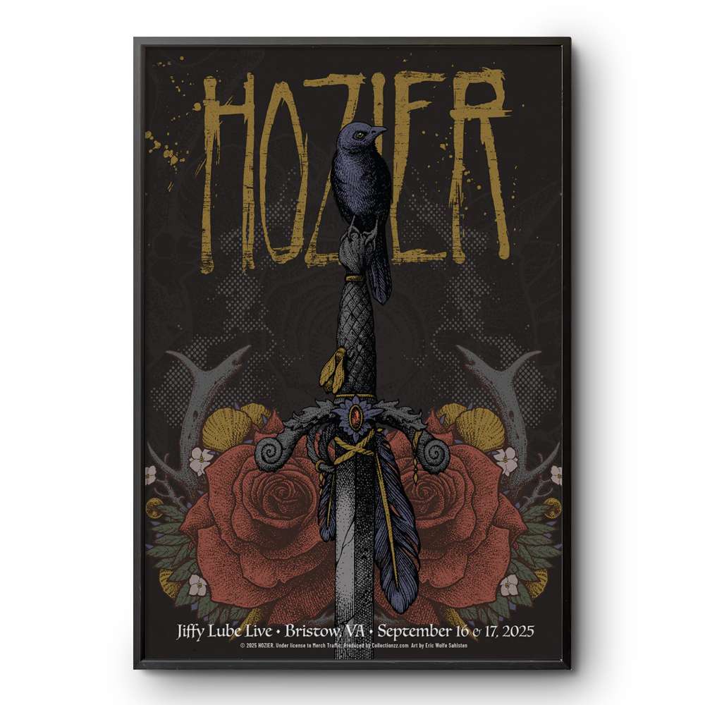 Poster Hozier Tour Bristow September 16 & 17 Show