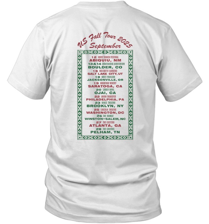 Hermanos Gutiérrez September 2025 Tour T-Shirt – Band Concert Tee | JulyClothing