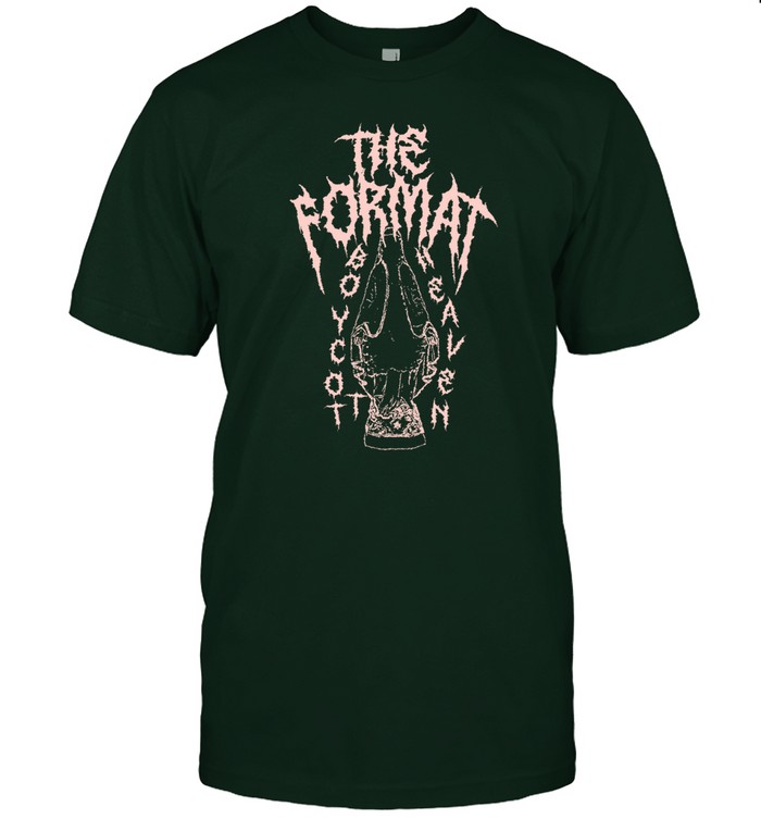 “Metal” Tee by The Format – Light Green Vintage-Wash Shirt | JulyClothing