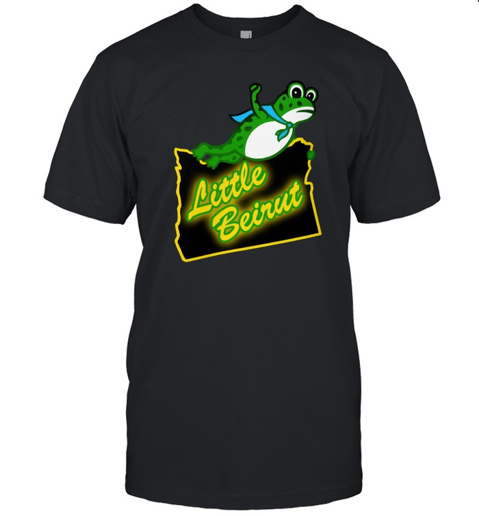 Little Beirut Frog Tee – Portland Sketch Art Statement – Shop Online
