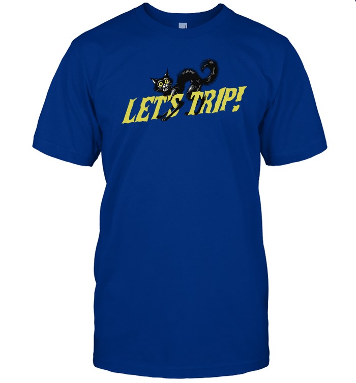 Limited Let's Trip Cat Tee Shirt