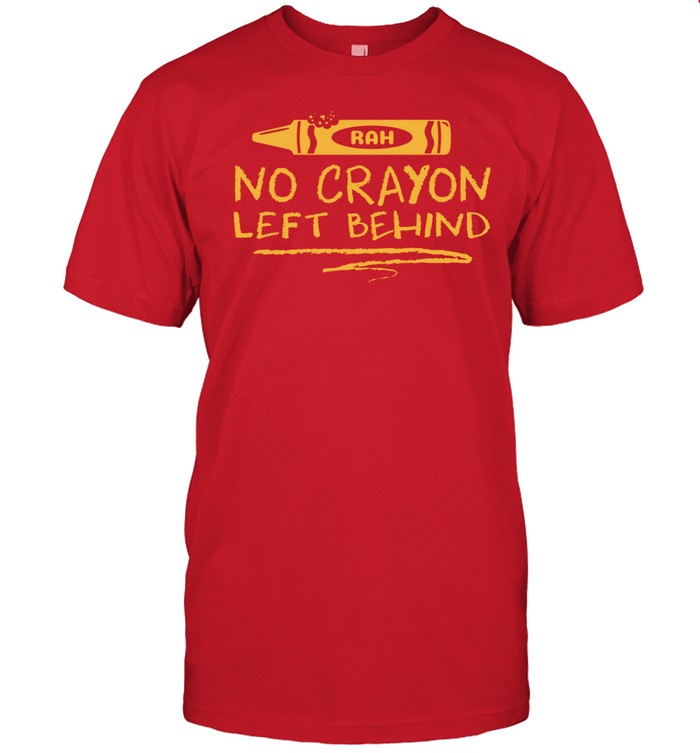 Andrew Fox Wearing Rah No Crayon Left Behind Shirt