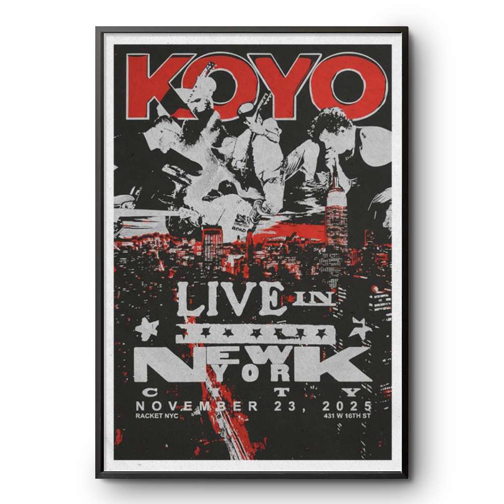 y/ポスター KOYO Tour Racket NYC Nov 23 2025 Poster | Custom prints store | T