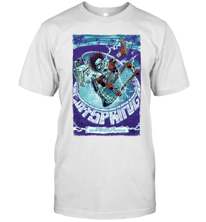 offspring 2025 ツアーTシャツ「M」サイズ&ツアーフライヤー The Offspring Supercharged Worldwide North American Tour