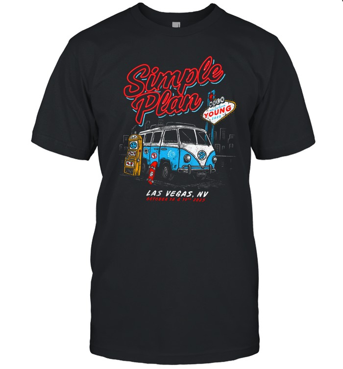 Simple Plan Tour Las Vegas, NV Oct 18-19 2025 Shirt | Custom