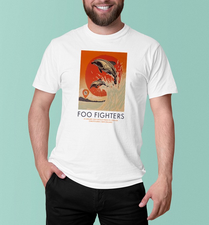 Foo Fighters Tour in Christchurch New Zealand Jan 24 2024 Shirt Custom prints store T shirts mugs face masks posters