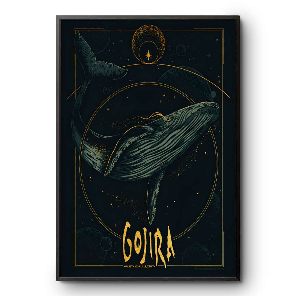 Gojira Nov 28 2025 Zénith Aréna In Lille France Poster | Custom