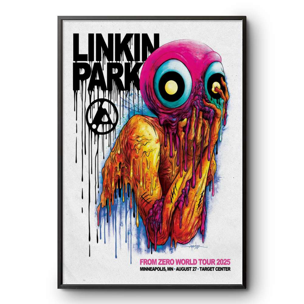 Linkin Park In Minneapolis MN On Aug 27 2025 Poster | Custom