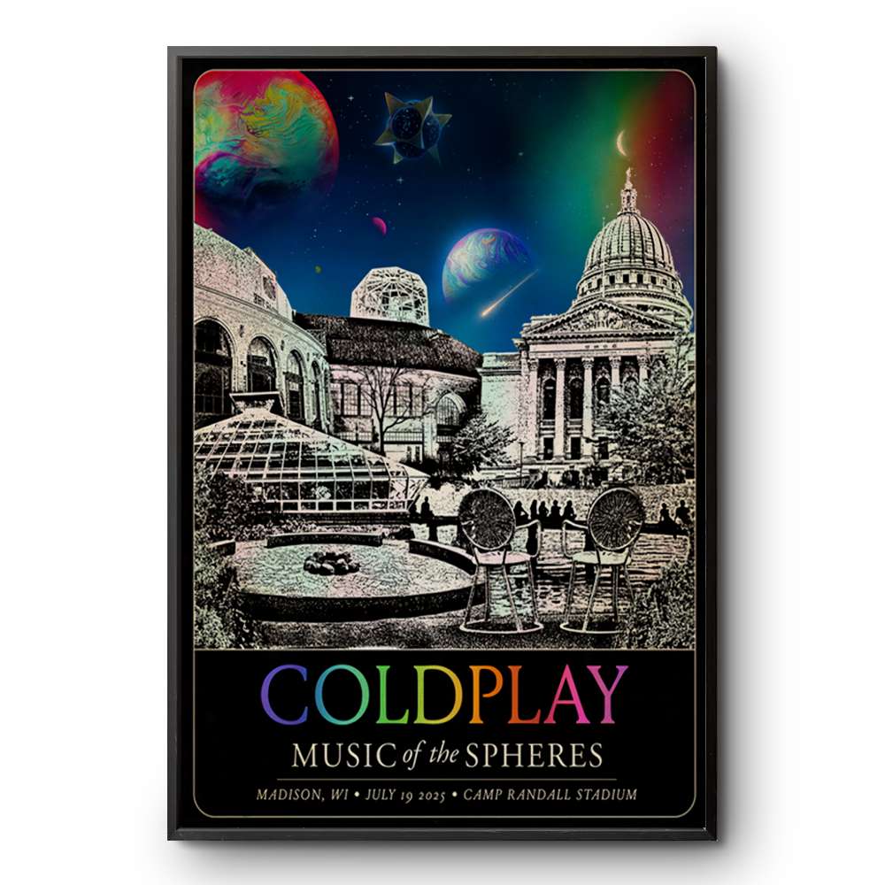 COLDPLAY 日本1500枚限定 リトグラフ　ポスター Coldplay At Nissan Stadium On Jul 22 2025 Poster | Custom