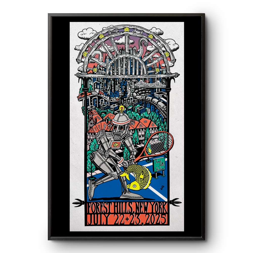 phish ポスター Phish Poster Hartford CT 7/24/22 Xfinity Theatre Silkscreen