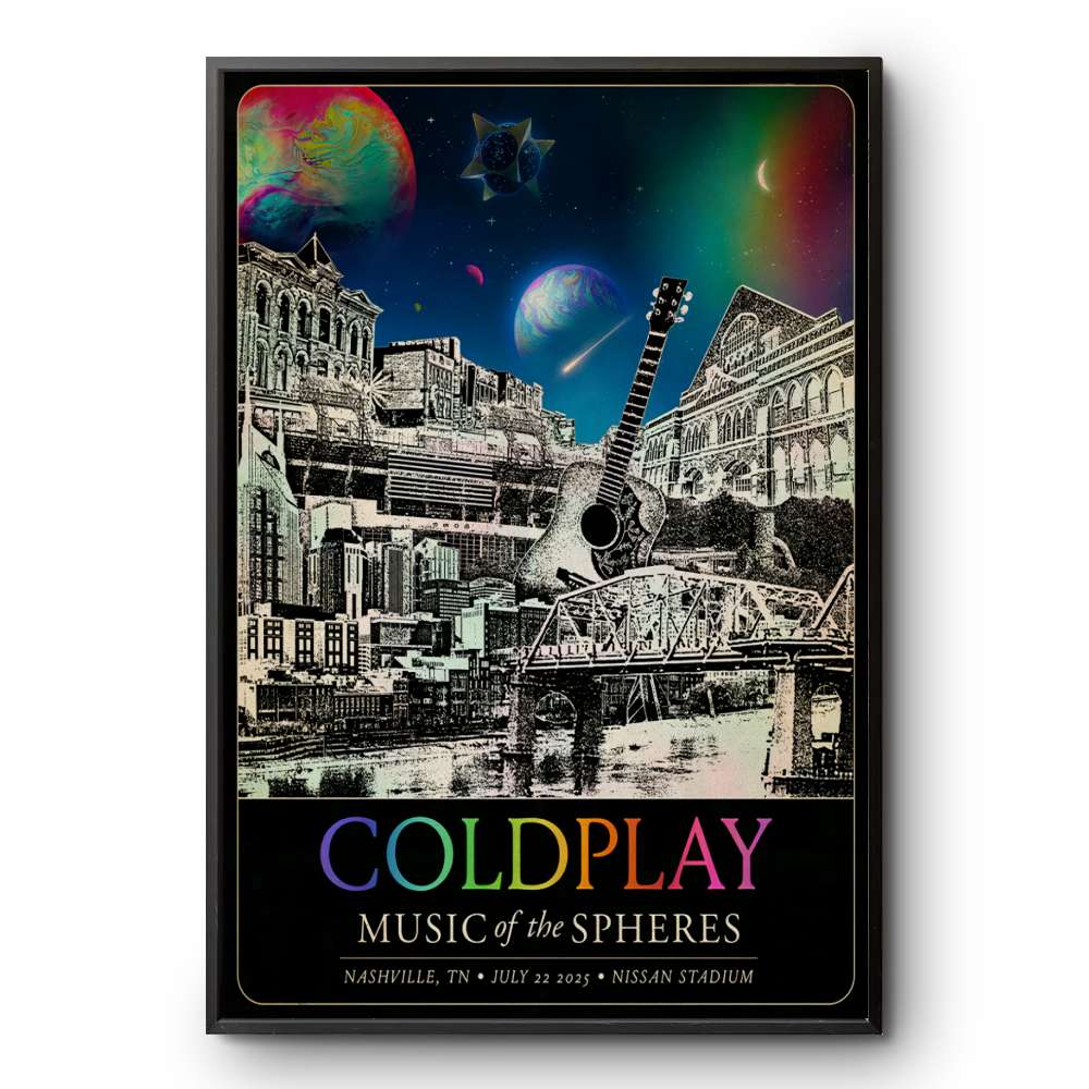 COLDPLAY 日本1500枚限定 リトグラフ　ポスター COLDPLAY - Head Full Of Dreams (Japanese Tour Edition