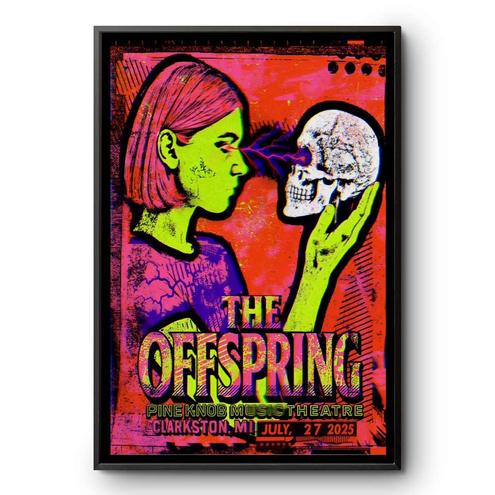 【激レア品】THE OFFSPRING TEXTILE POSTER OFFSPRING Americana BANNER HUGE 4X4 Ft Fabric Poster