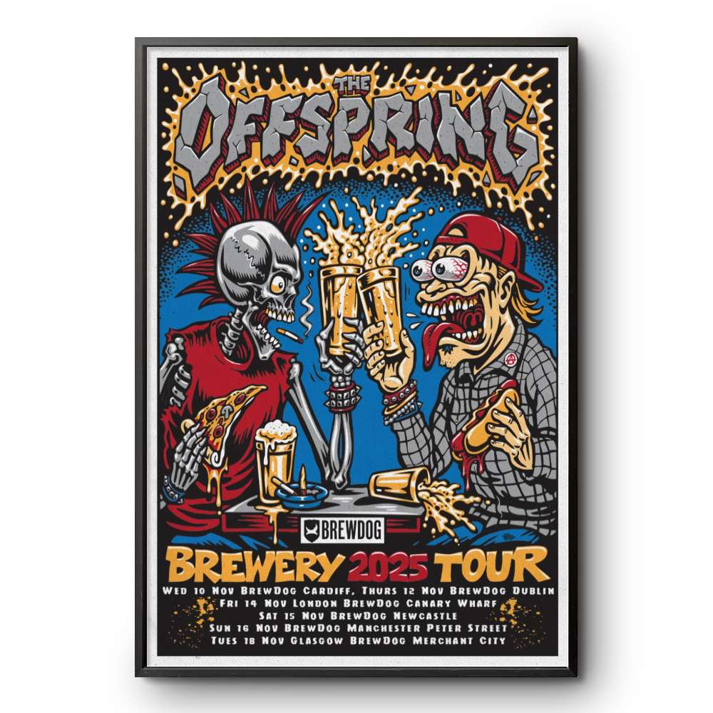 The Offspring Brewery 2025 Shows Poster | Custom prints store | T