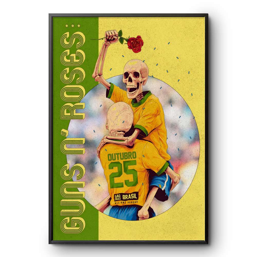 Guns N' Roses 10/25/2025 São Paulo Brazil Poster | Custom prints