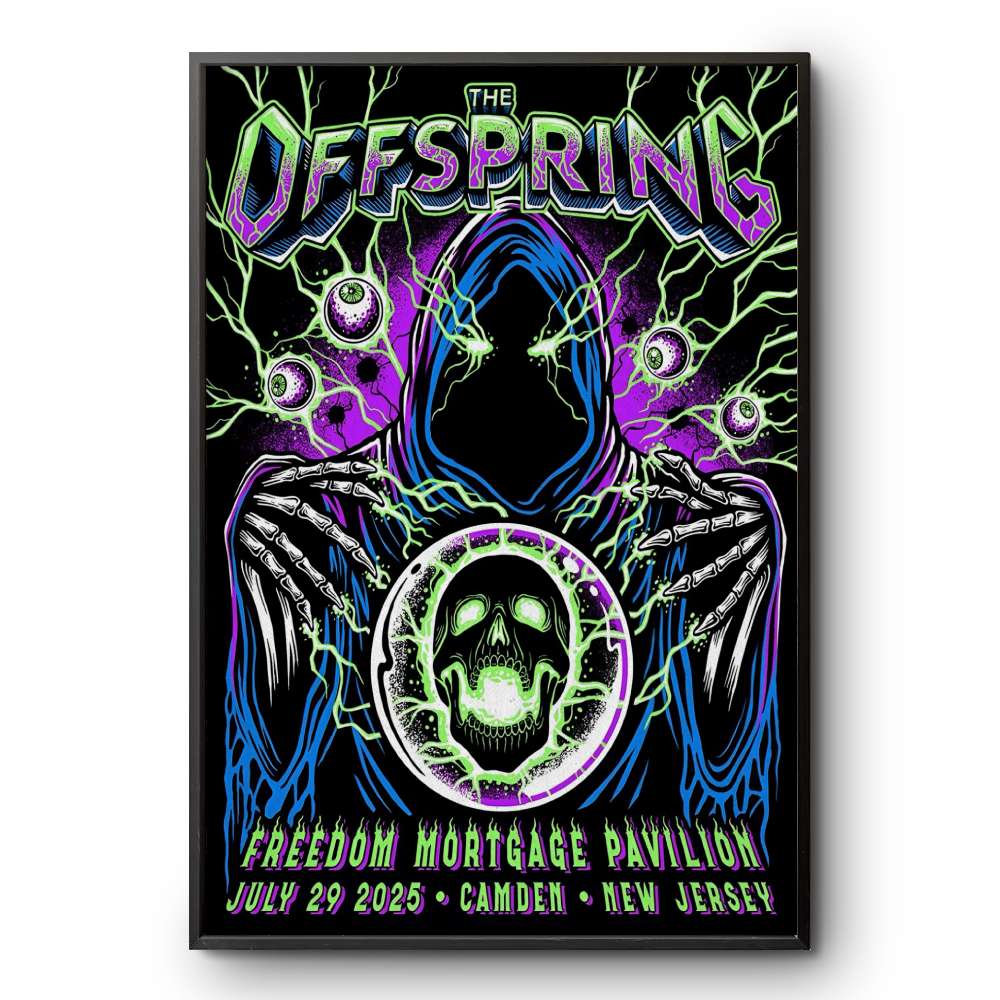 The Offspring In Camden NJ On July 29 2025 Poster | Custom