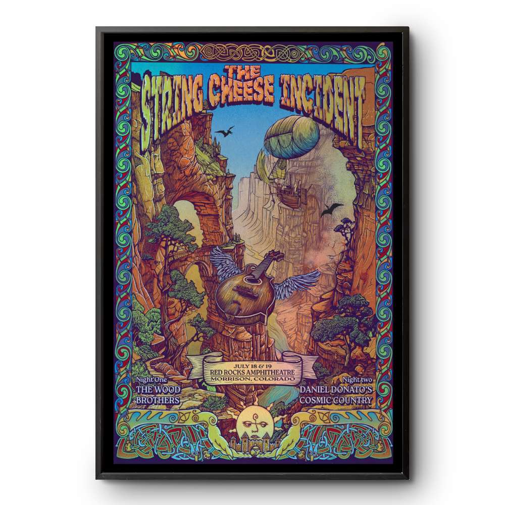 The String Cheese Incident ポスター 限定750枚 The String Cheese Incident Asheville - 2023 — Conscious Alliance