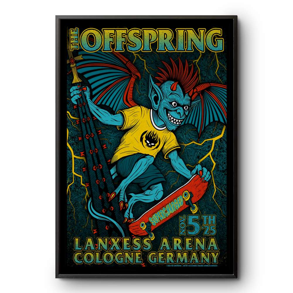 The Offspring Nov 5 2025 Lanxess Arena In Cologne Germany Poster
