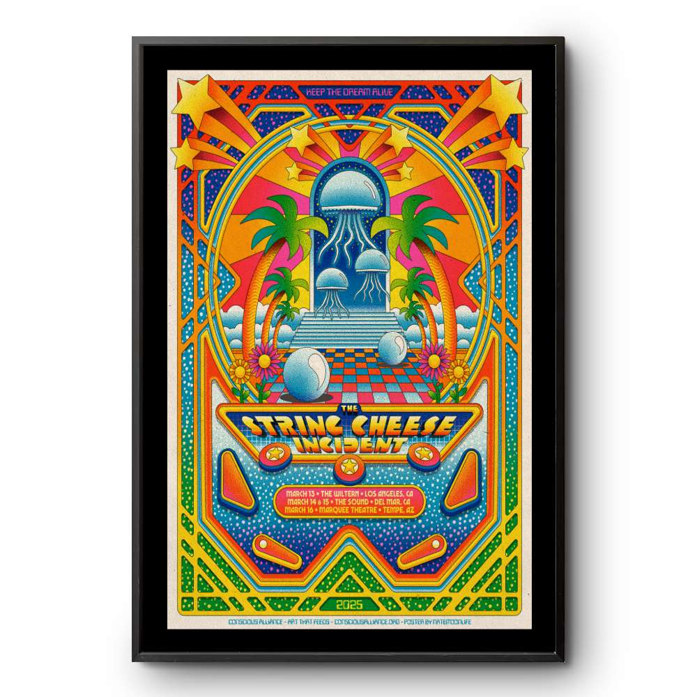 The String Cheese Incident ポスター 限定750枚 String Cheese Incident - Milwaukee, WI — Conscious Alliance
