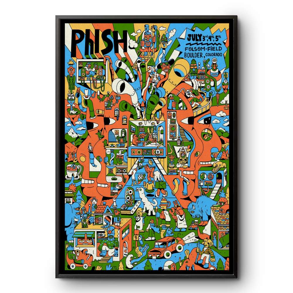 phish ポスター Phish - Hollywood Bowl, April 25/26/27 - 2025 | Dave Kloc