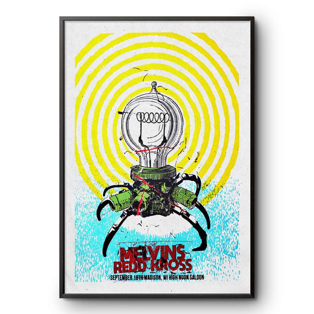 Melvins And Redd Kross October 1 2025 Asbury Park Tour Poster