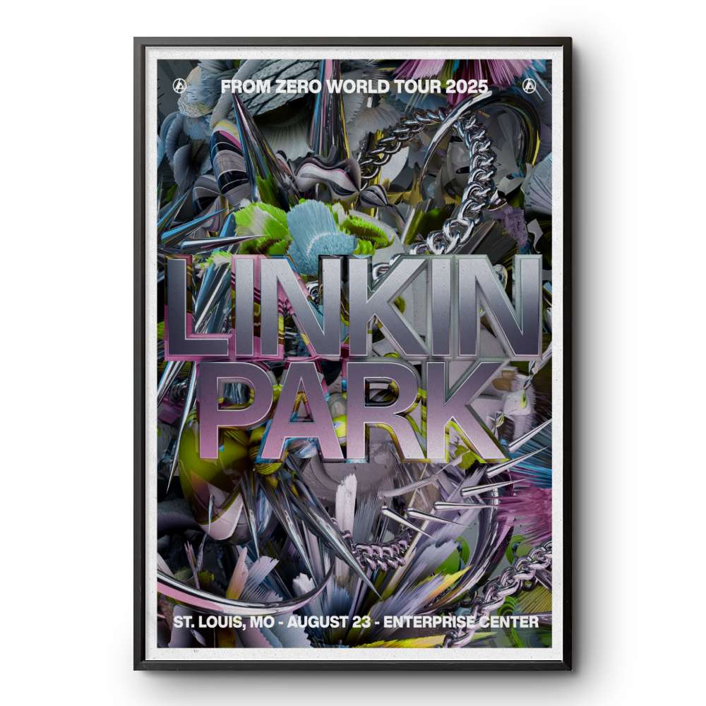 Linkin Park From Zero Tour In ST Lous MO On Aug 23 2025 Poster
