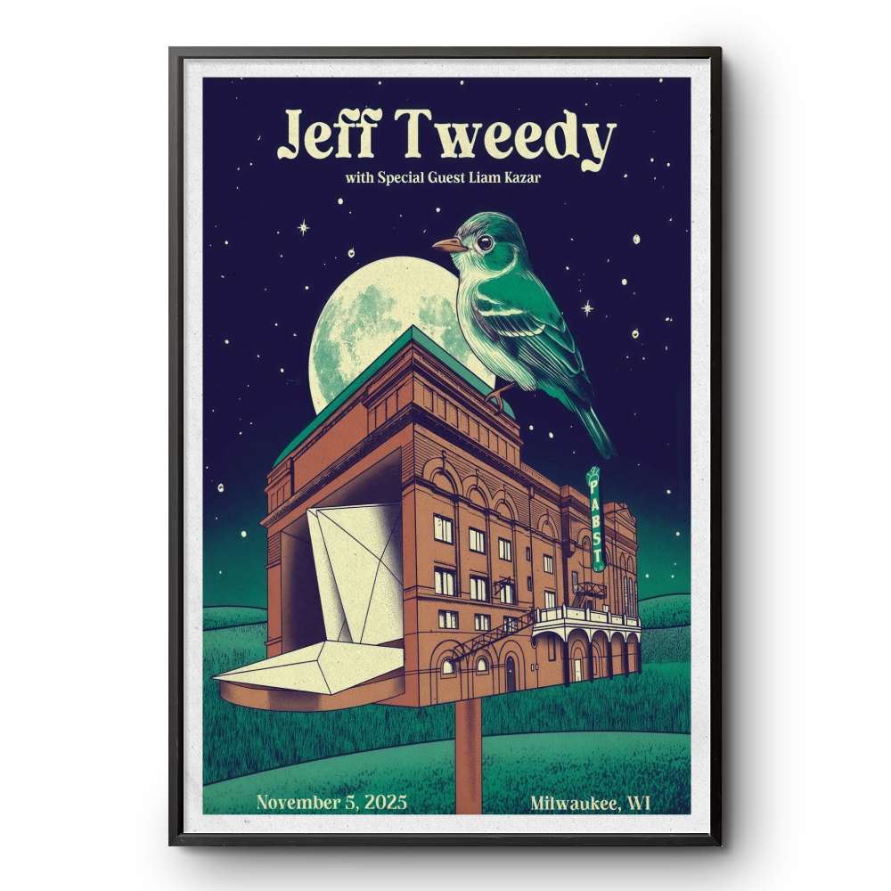 Jeff Tweedy Milwaukee WI, November 5 2025 Poster | Custom prints