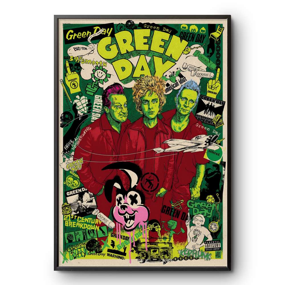 Poster Green Day On August 5, 2024 At Citi Field Show | Custom