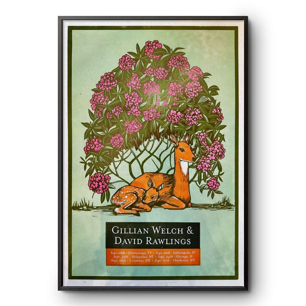Gillian Welch And David Rawlings September 2025 Tour Poster