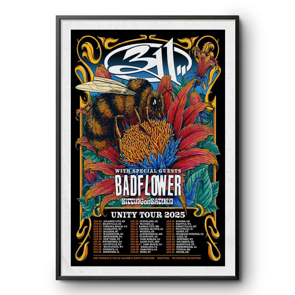 311 Band Unity Tour 2025 Poster | Custom prints store | T