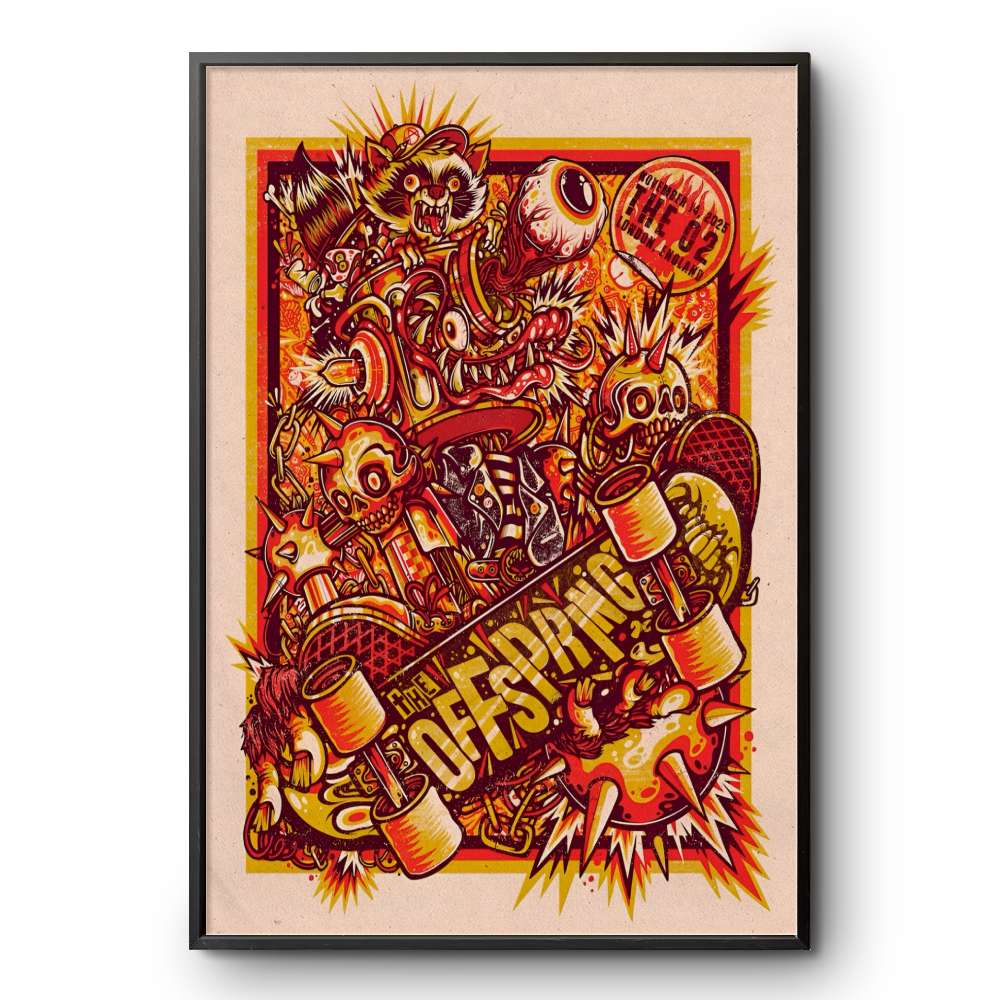 The Offspring Nov 14 2025 London UK Poster | Custom prints store