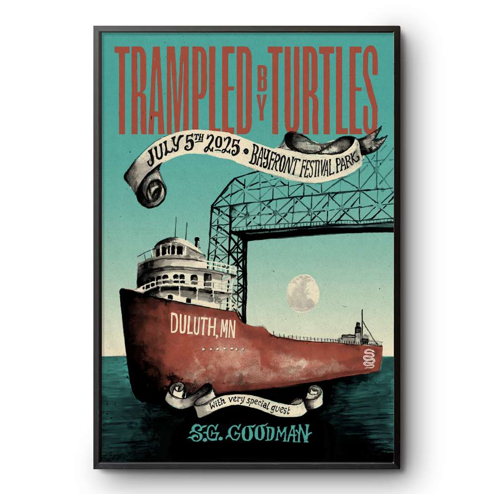 Peter Sutherland 「Buck Shots」鹿　ストリートフォト Trampled By Turtles Jul 5 2025 Bayfront Festival Park in