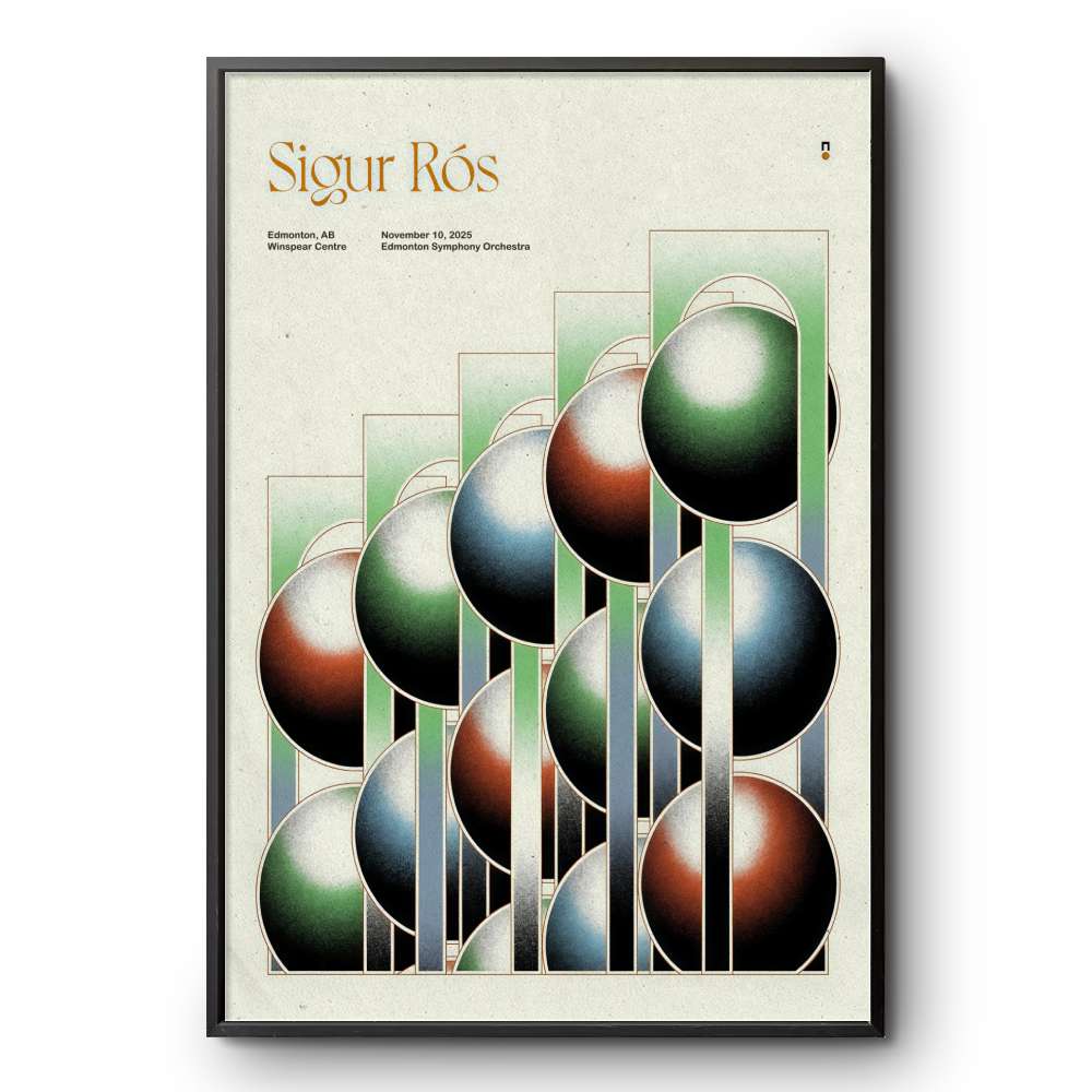 Sigur Ros In Edmonton, AB On Nov 10 2025 Poster | Custom prints