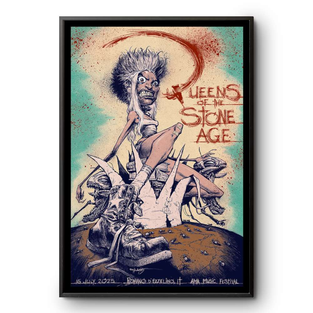 Queens Of The Stone Age Jul 16 2025 Romano d'Ezzelino Italy Poster