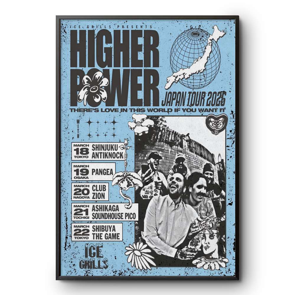 Higher Power Japan 2026 Tour Poster | Custom prints store | T