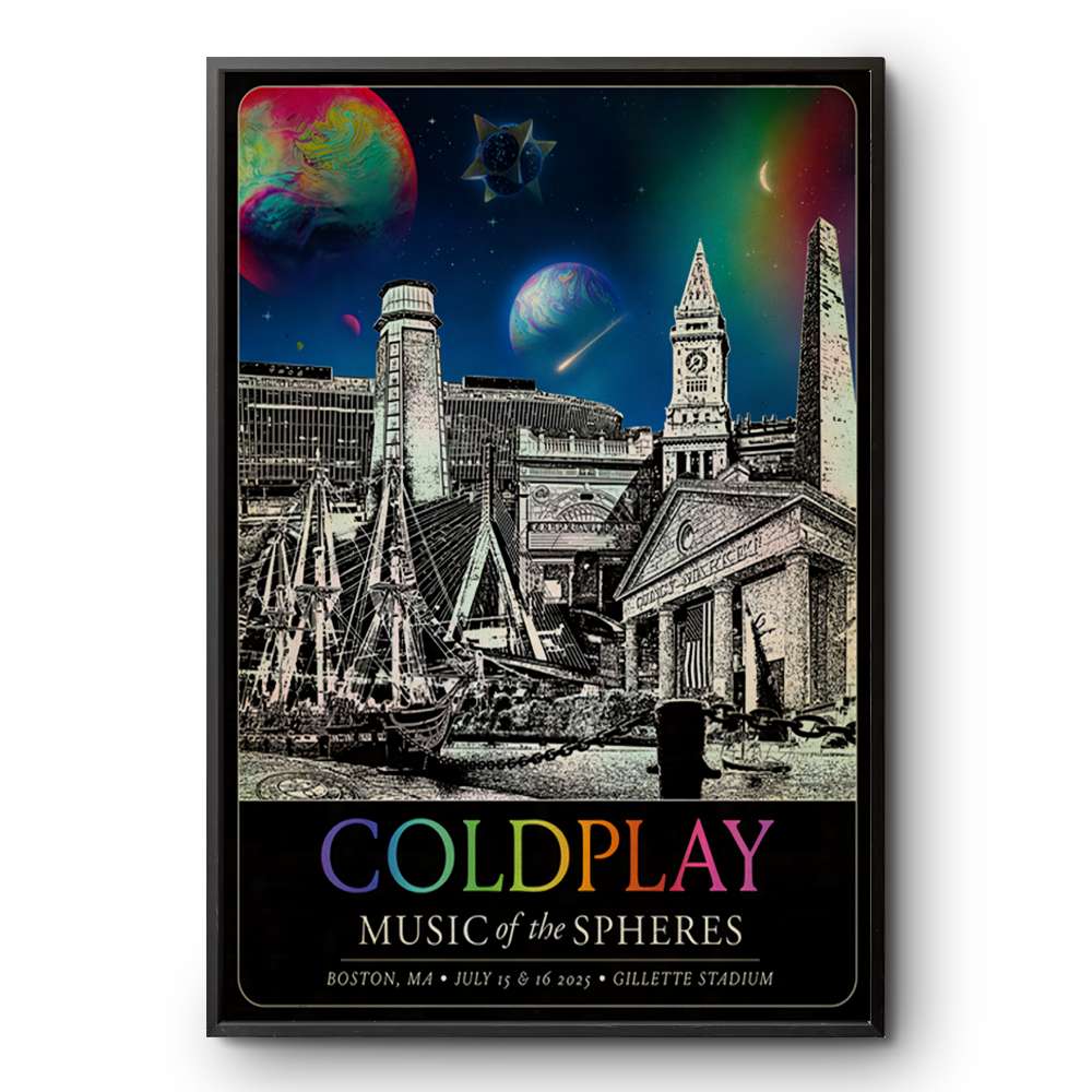 COLDPLAY 日本1500枚限定 リトグラフ　ポスター Coldplay Jul 22 2025 Nissan Stadium in Nashville TN Poster