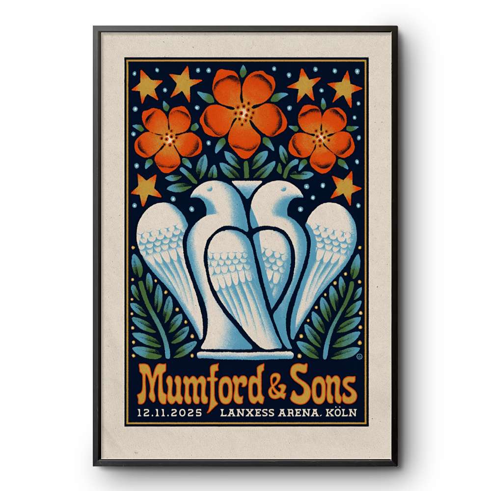 mumeページ Mumford And Sons Nov 12 2025 Köln Germany Poster | Custom prints