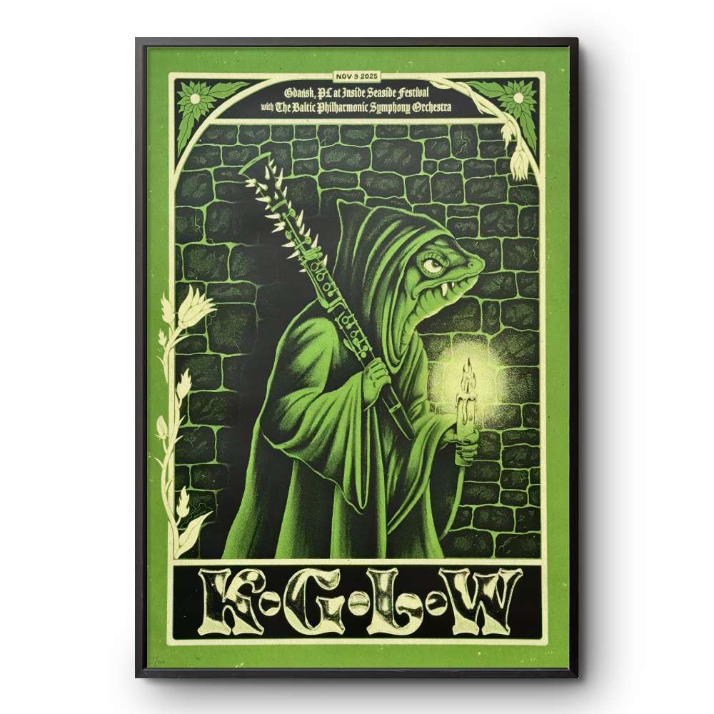 King Gizzard And The Lizard Wizard Nov 9 2025 Gdańsk Poland Poster