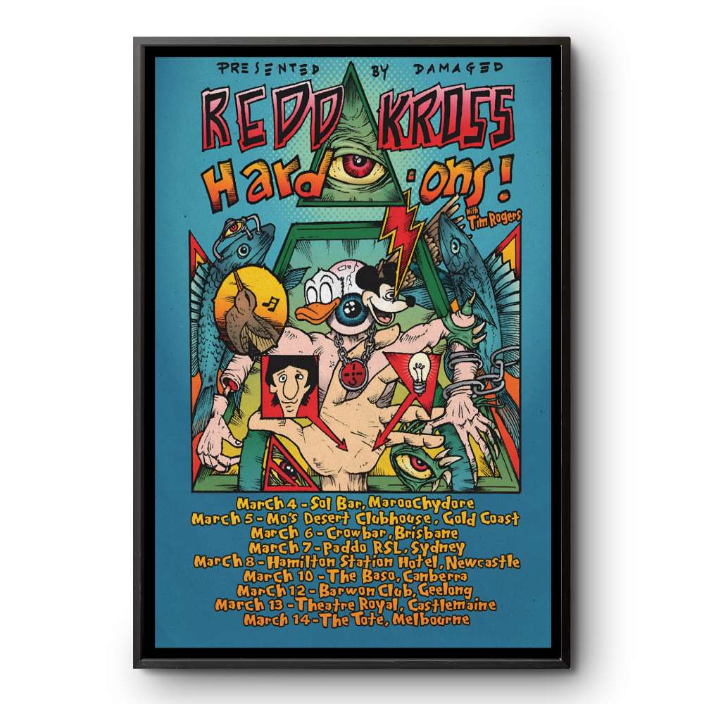 Redd Kross And Hard-Ons Australian Co-Headline Tour 2026 Poster