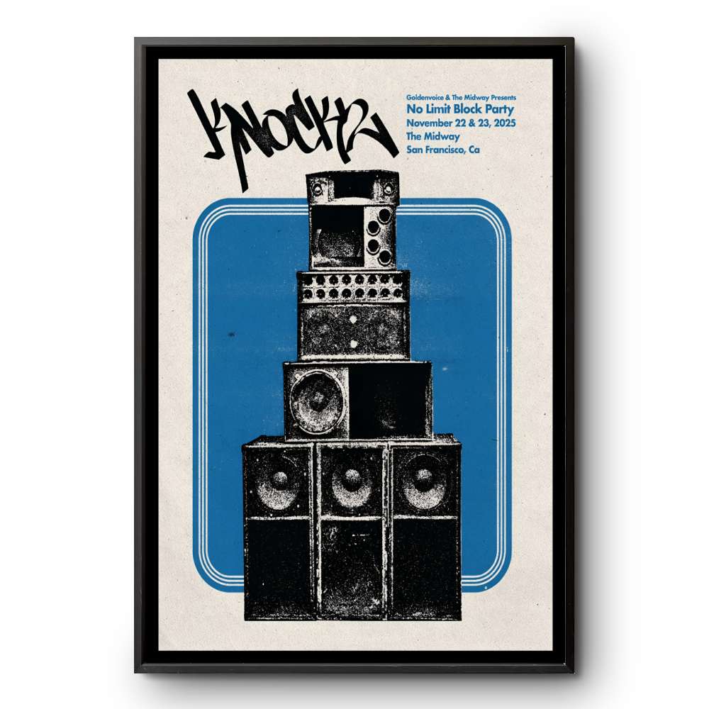 Knock2 11/22-11/23/2025 San Francisco CA Poster | Custom prints