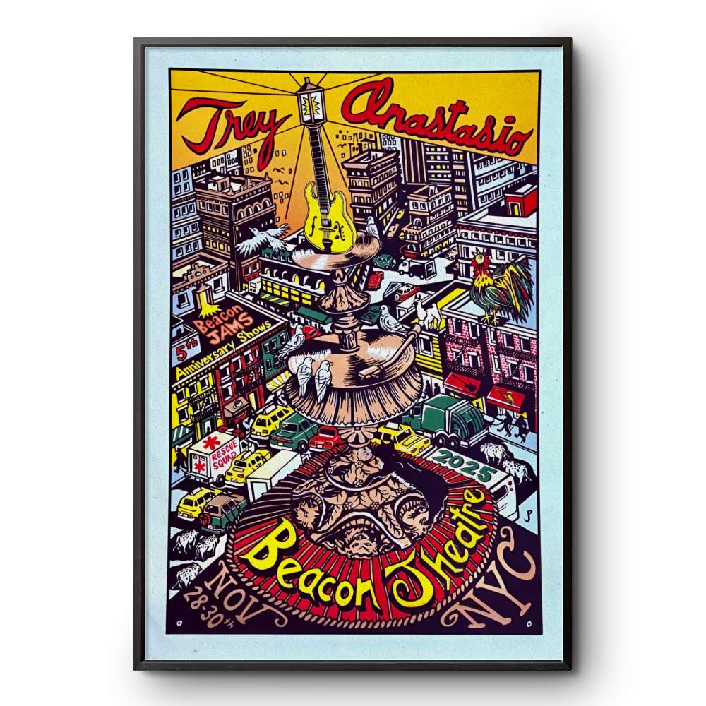 Trey Anastasio Band Beacon Theatre NYC Nov 28-30 2025 Poster