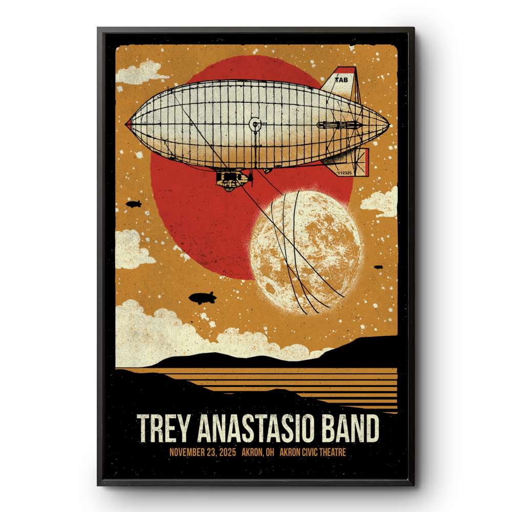 Trey Anastasio Band Event Akron OH On Nov 23 2025 Poster | Custom
