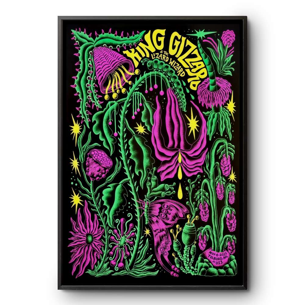 King Gizzard And The Lizard Wizard Nov 6 2025 Tilburg NL Poster