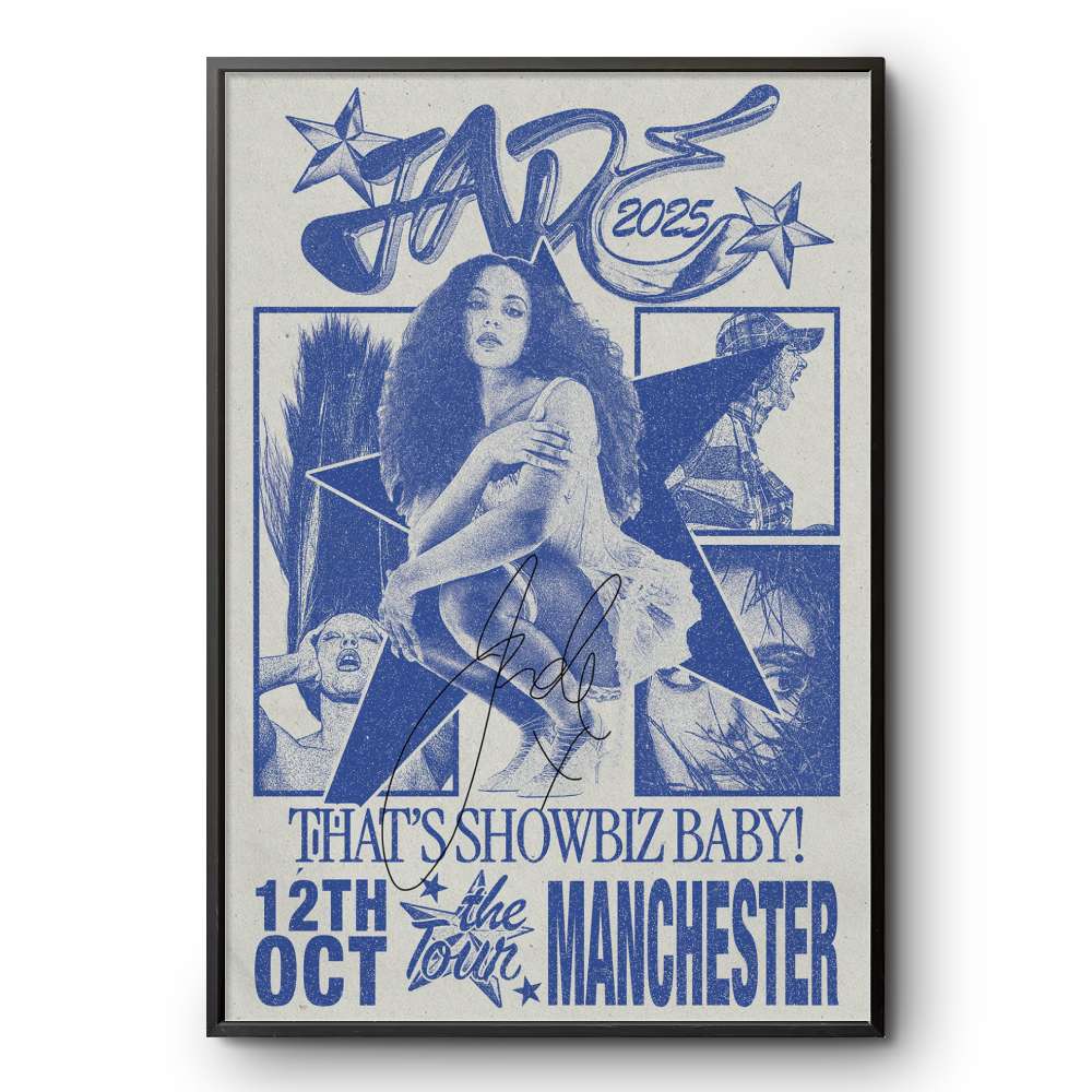 JADE That's Showbiz Baby! Tour in Bournemouth Oct 21 2025 Poster